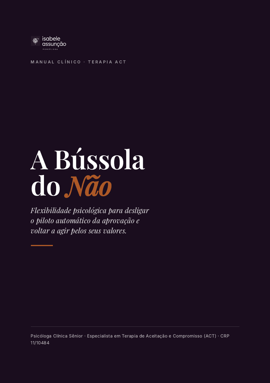 Capa do e-book A Bússola do Não
